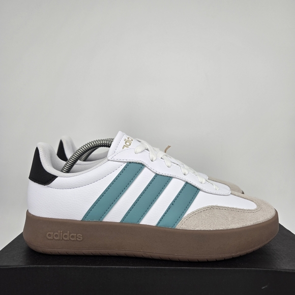 New adidas Barreda Cloud White Powder Teal Women's Shoes Size 8 - Picture 3 of 8